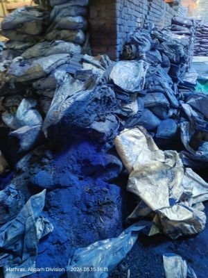 Fire Damaged Stock of Techinal (ultramarine Blue) and Raw Blue